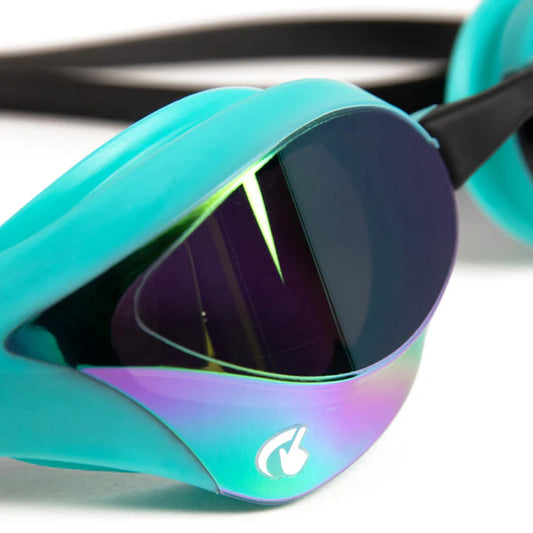 Arena Cobra Core Swipe Mirror EMERALD-PEACOCK