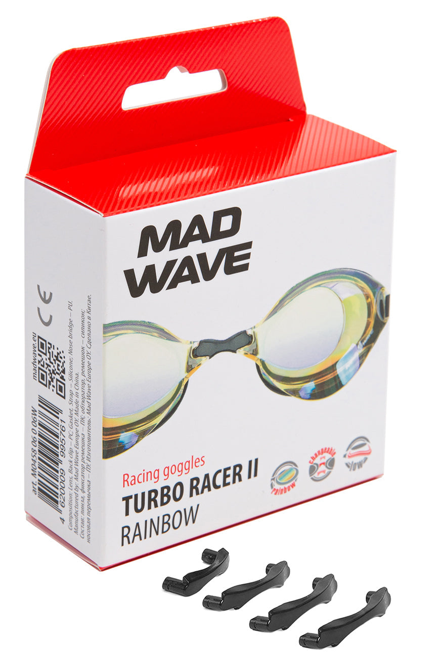 Madwave Turbo Racer II Rainbow Mirror Goggle Yellow