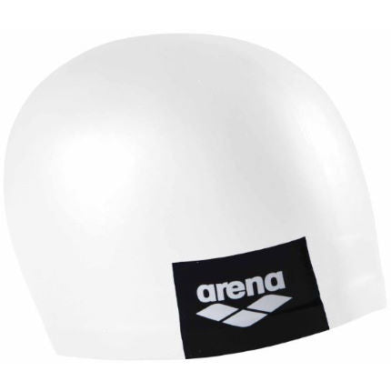 Arena swimcap Logo Moulded White