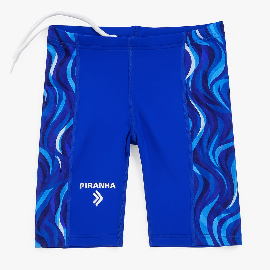 Piranha swimsuit jammer Wavey multi blue