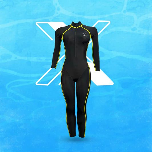 Xswim Full Swimsuit Yellow Green