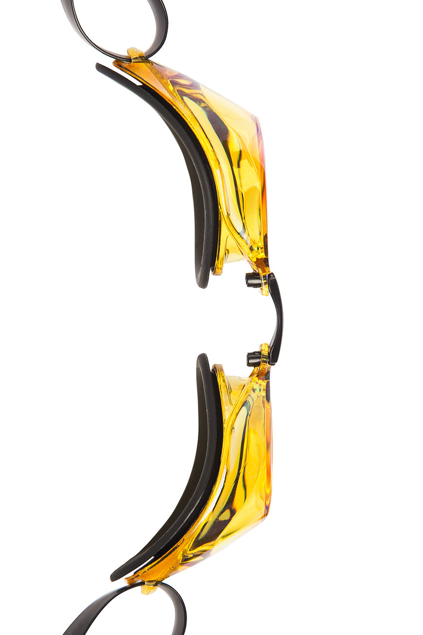 Madwave Turbo Racer II Rainbow Mirror Goggle Yellow