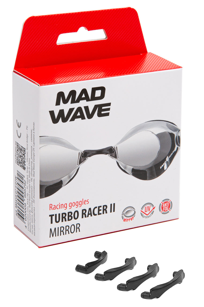 Madwave Turbo Racer II Mirror Goggle Black