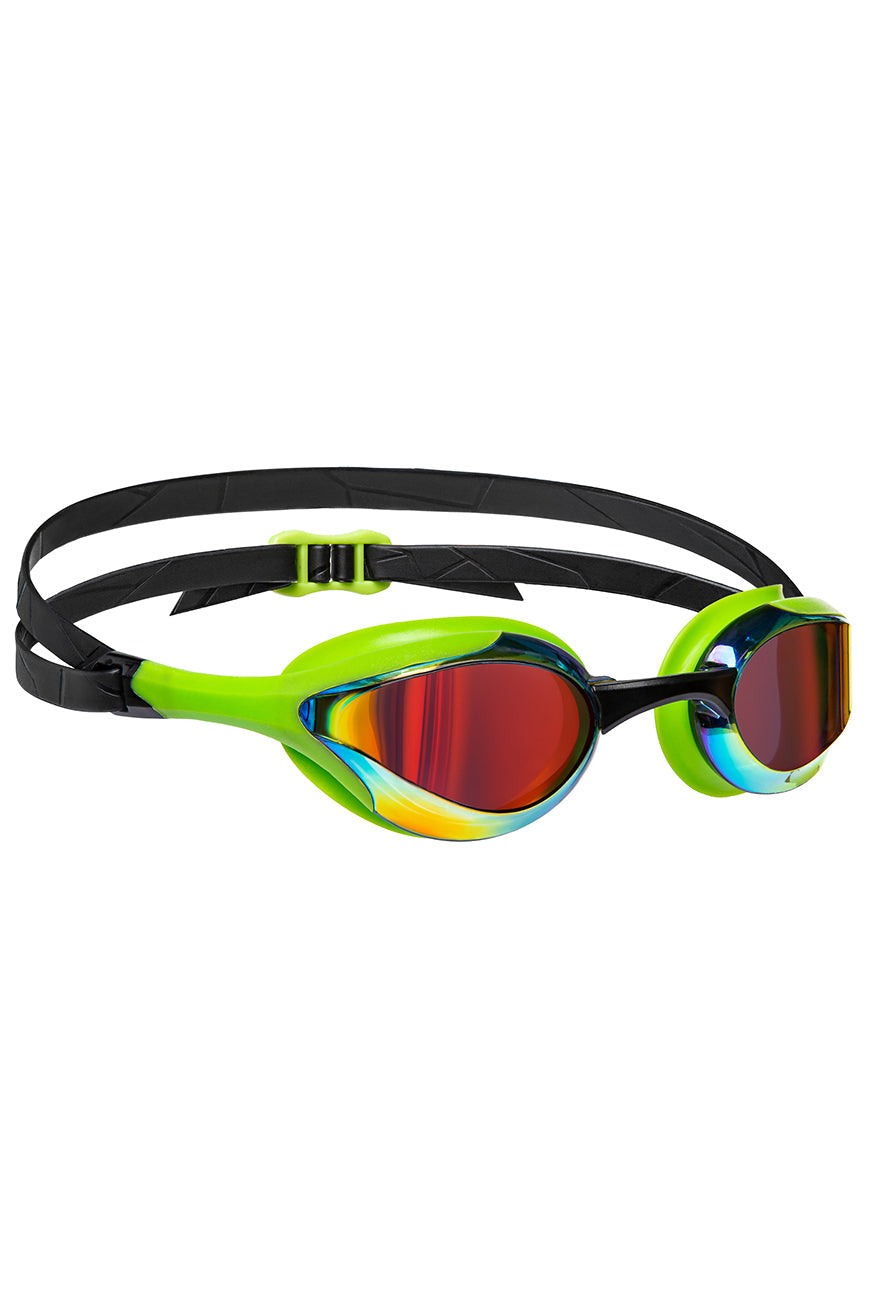 Mad Wave Alien Rainbow Mirrored Goggles - Green