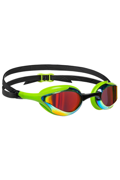 Mad Wave Alien Rainbow Mirrored Goggles - Green