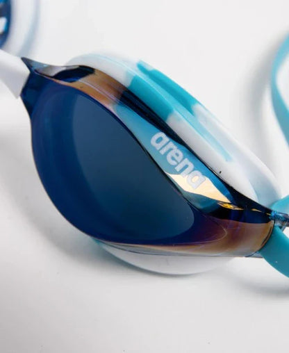 Arena Python Mirror Goggle Blue Mirror White Sky