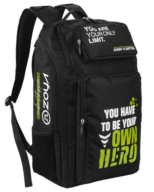 Zoya 3ash Ya Battal Backpack  Black.Yellow 2023