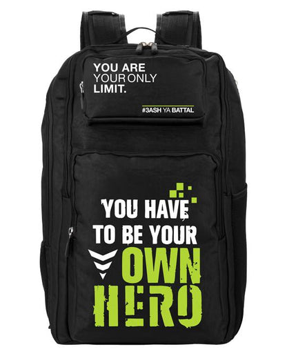 Zoya 3ash Ya Battal Backpack  Black.Yellow 2023