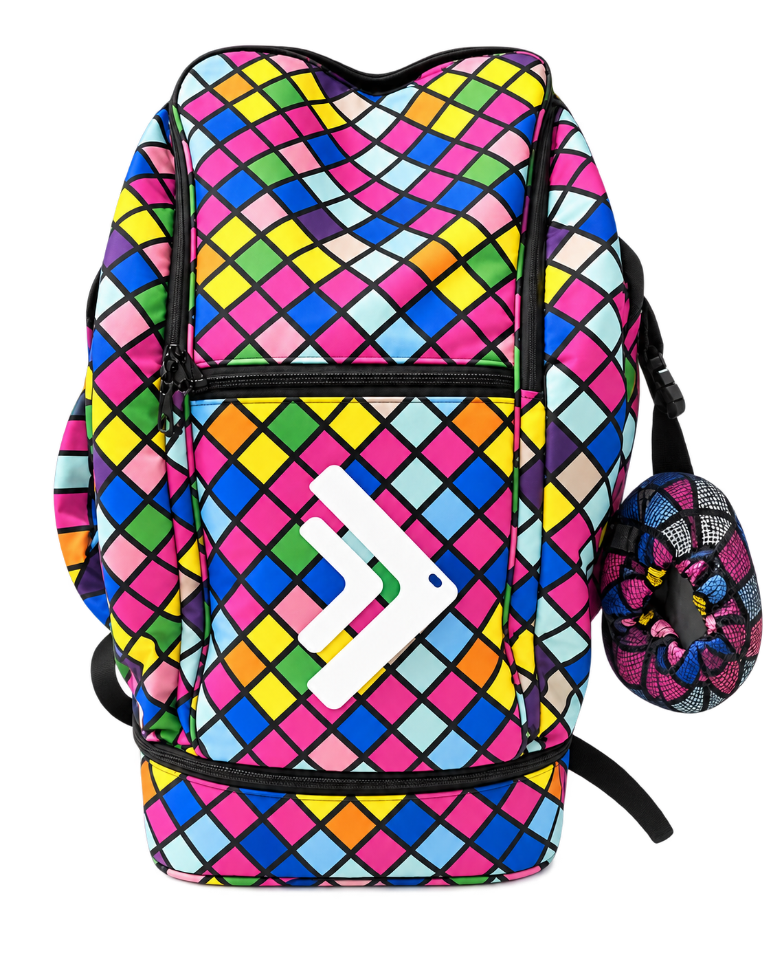 Piranha Swim Backpack Mosaic Boxie Bag