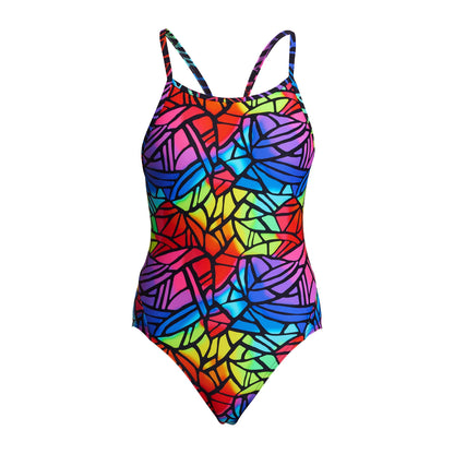 Funkita Diamond Back One Piece Girls   Cabbage Patch