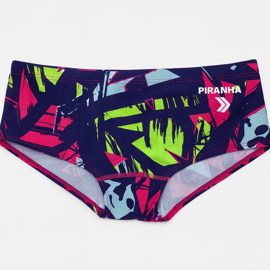 Piranha Swim Suit Girl-Power Low-Waist All-Print