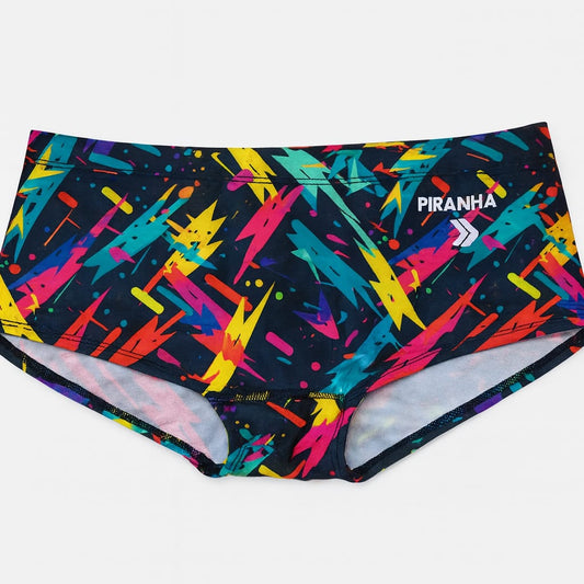 Piranha Swim Suit  Andromeda Low-Waist Black-Multi