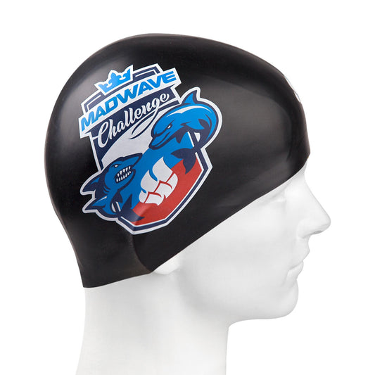 Madwave Swim Cap MW Challenge Black