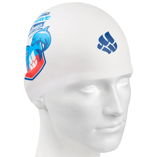 Madwave Swim Cap MW Challenge White