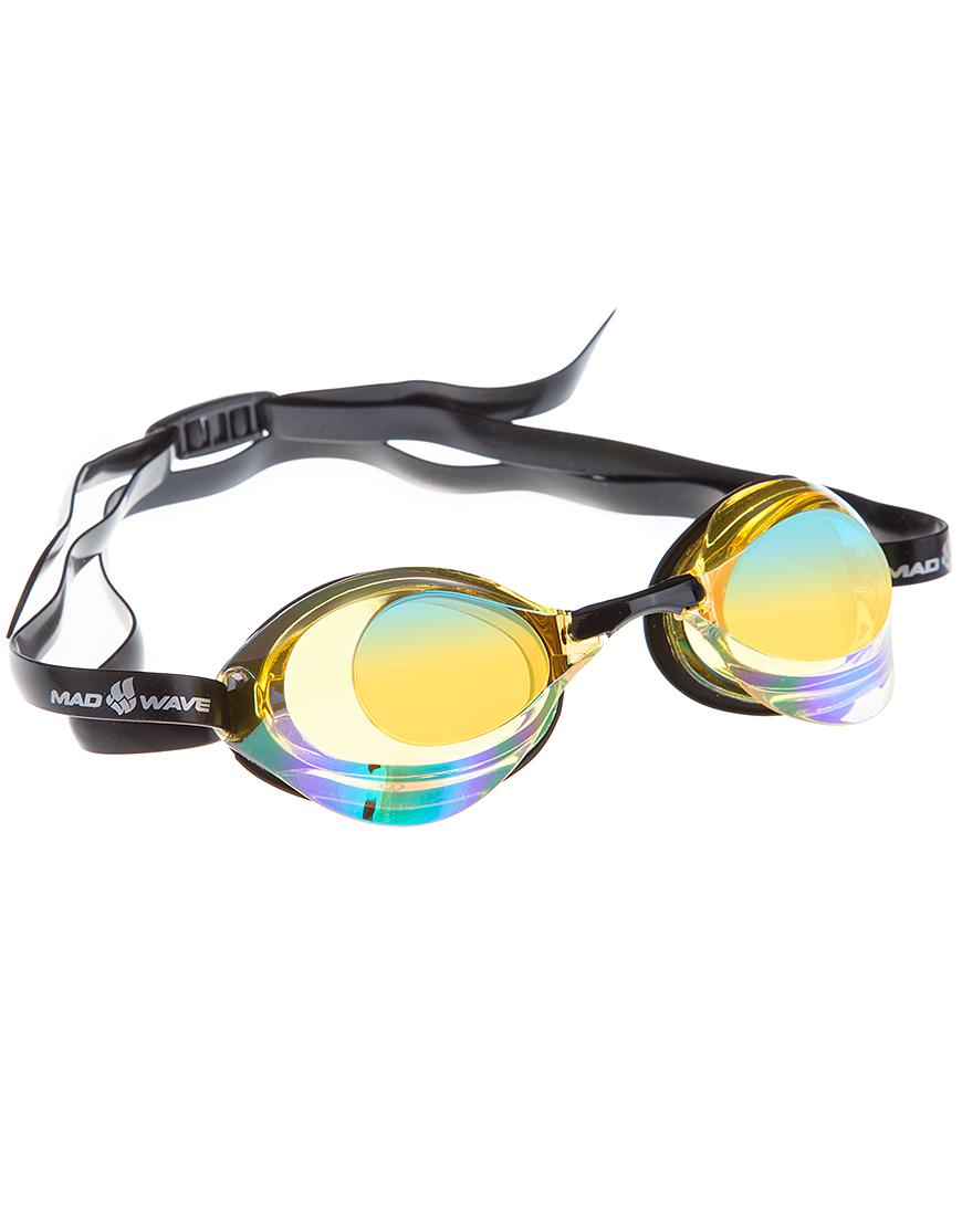 Madwave Turbo Racer II Rainbow Mirror Goggle Yellow