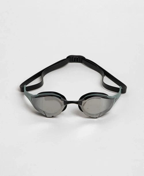 Arena Cobra Edge Swipe Mirror Goggles Silver Sage Black