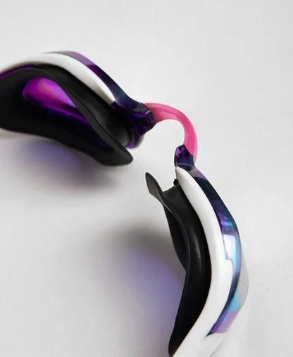 Arena Cobra Edge Swipe Mirror Goggles Violet White Black