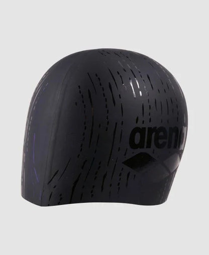 Arena swimcap Shine  BLACK-BLUE
