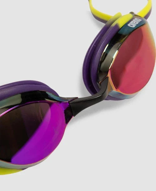 Arena Python Mirror Goggle Violet Plum Artic Lime
