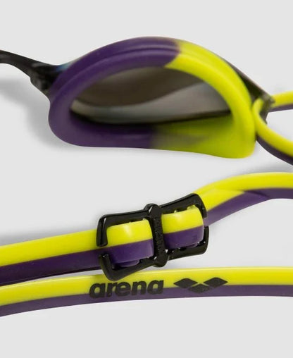 Arena Python Mirror Goggle Violet Plum Artic Lime
