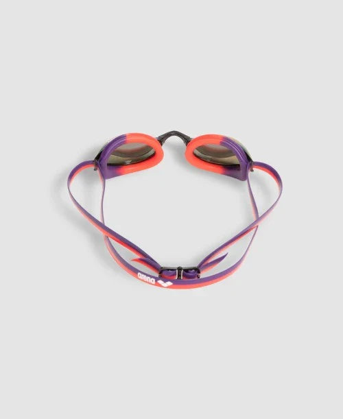 Arena Python Mirror Goggle Copper Plum Bright Coral