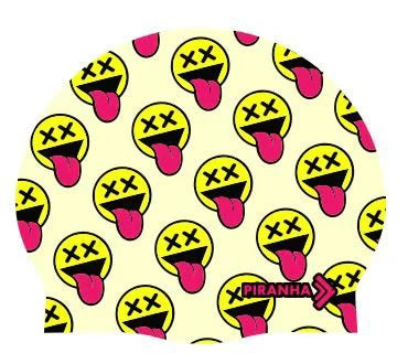 Piranha Swim Cap  Kinko Yellow