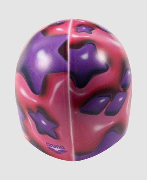 Arena swimcap HD STAR SHAPED PLUM