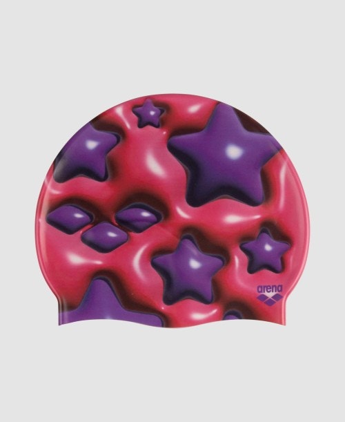 Arena swimcap HD STAR SHAPED PLUM