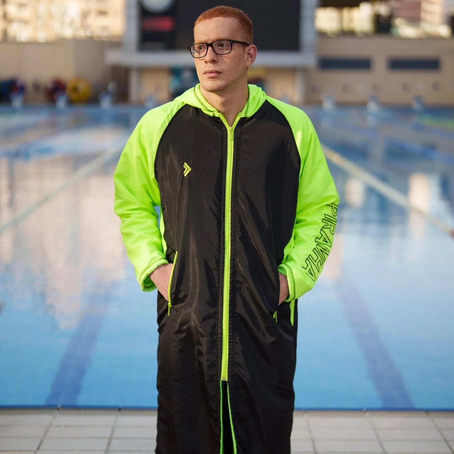 Piranha Swim Robe Waterproof- Raglan
