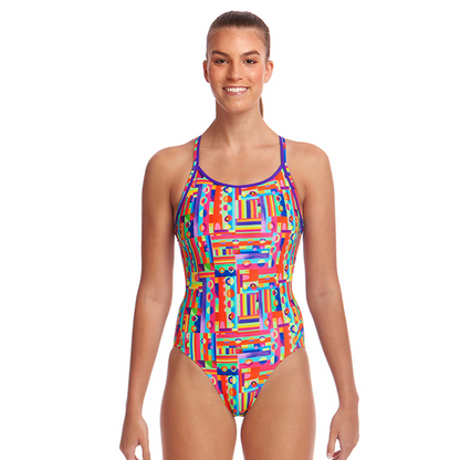 Funkita Diamond Back One Piece Ladies Top Spot