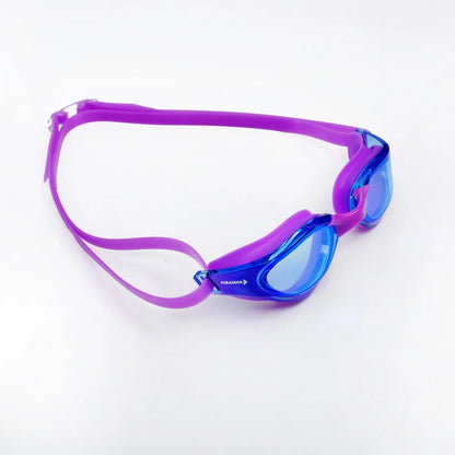 Piranha VORTEX swimming Mirror Goggles  Purple-Purple-Lens Blue