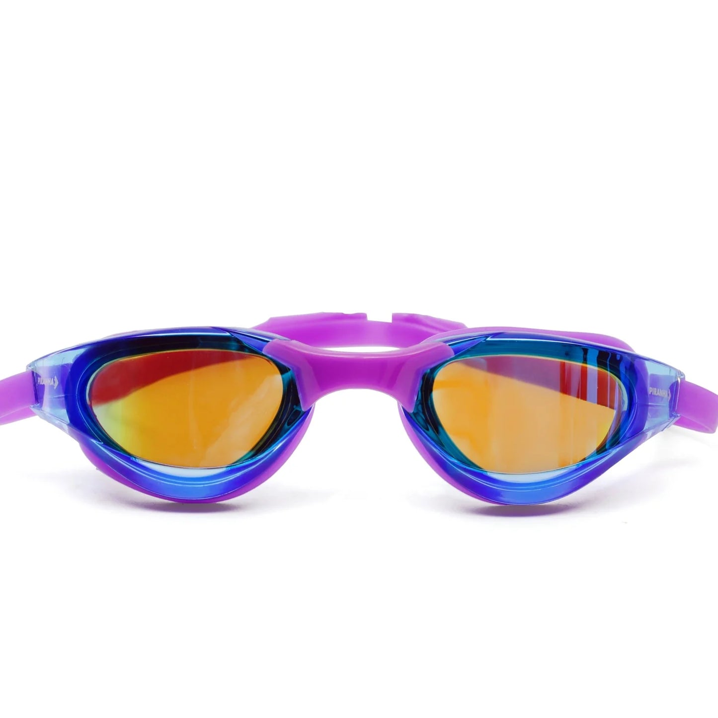 Piranha VORTEX swimming Mirror Goggles  Purple-Purple-Lens Blue